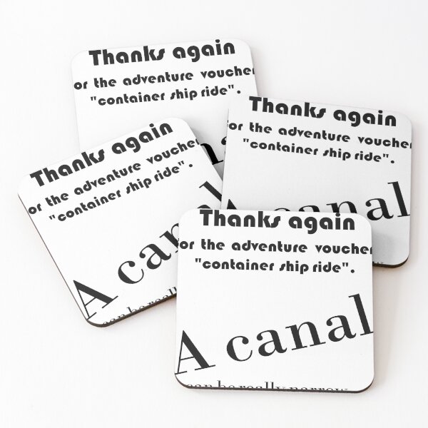 Item preview, Container ship sinking Panne Humor channel irony designed and sold by Andreas-Jaeger.