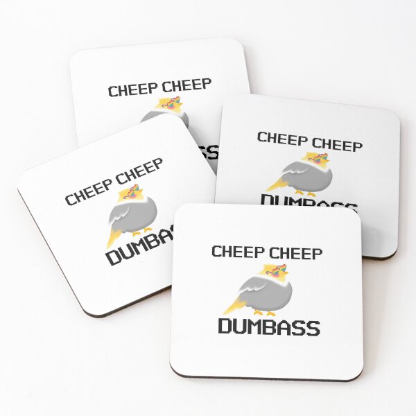 Item preview, Cheep Cheep Dumbass - cute bird with glasses designed and sold by GLwithUs.