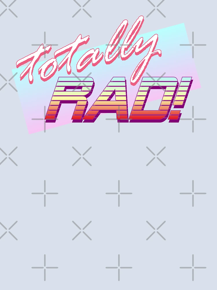 Thumbnail 4 of 4, Boxy T-Shirt, Totally RAD! designed and sold by Riott Designs.
