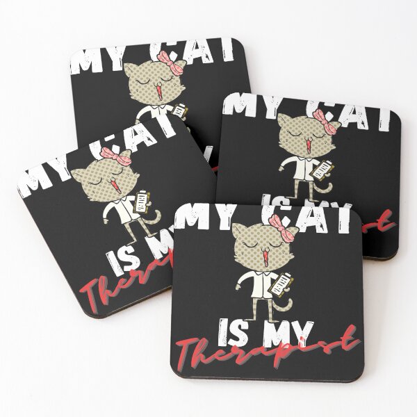 Item preview, My Cat Is My Therapist designed and sold by Gamers Hub.