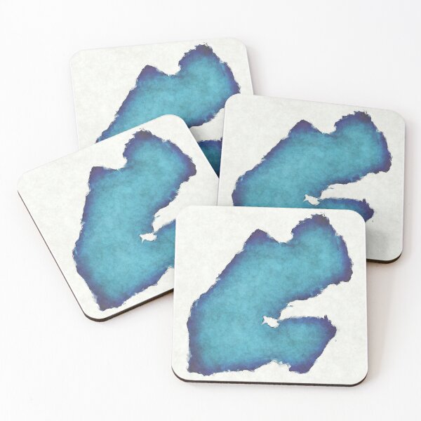 Item preview, Djibouti map with drawn lines and blue watercolor illustration designed and sold by Ingo Menhard.
