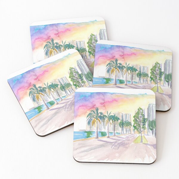 Item preview, Miami Florida Bayfront Park Afternoon Walk designed and sold by artshop77.