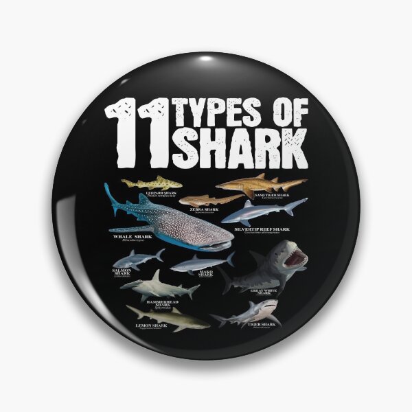 Item preview, 11 Types Of Shark Save The Sharks Great White Shark Lover Gear designed and sold by DynamicDesign.