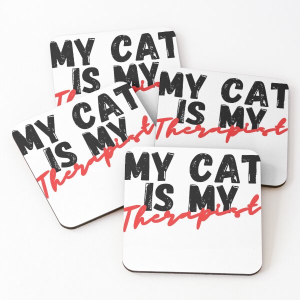 Item preview,  My Cat Is My Therapist designed and sold by Gamers Hub.