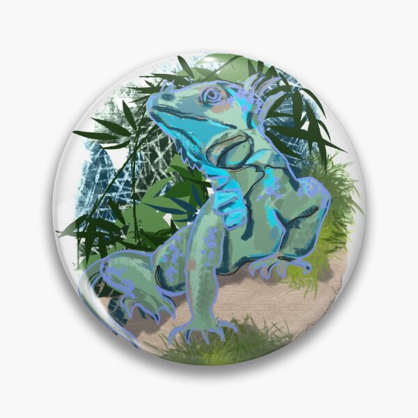 Item preview, Blue iguana designed and sold by orangerinka.