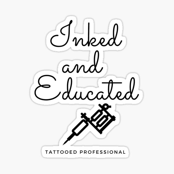 Tattooed And Employed Stickers Redbubble