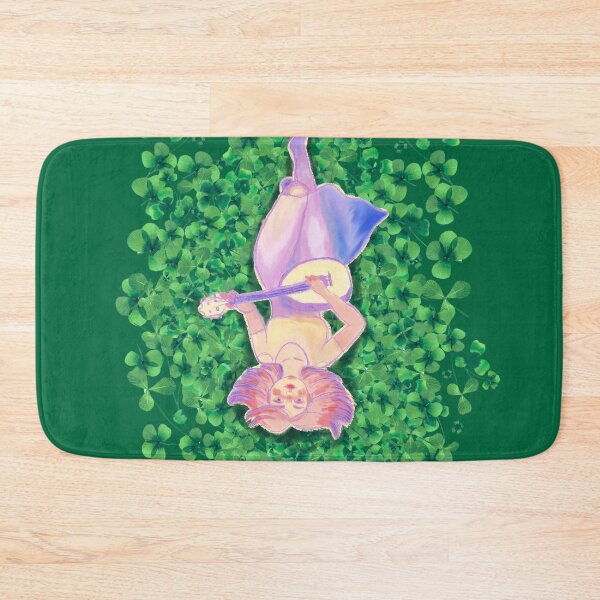 Item preview, Ukulele girl in clover designed and sold by orangerinka.