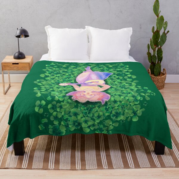 Item preview, Ukulele girl in clover designed and sold by orangerinka.