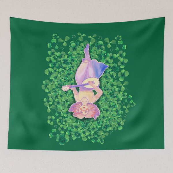 Item preview, Ukulele girl in clover designed and sold by orangerinka.