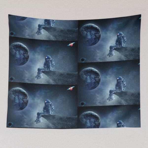 Item preview, astronaut in space  on the edge designed and sold by Northendesigns.