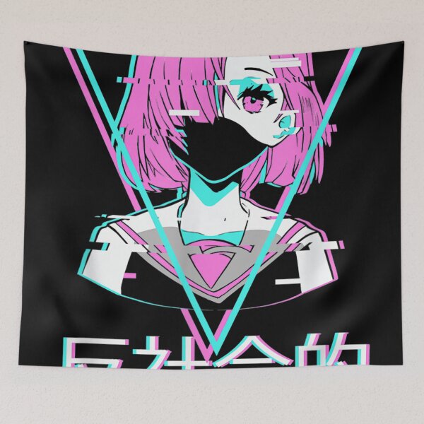 Item preview, Antisocial Vaporwave Anime Girl Japanese Aesthetic designed and sold by RobertFloyd.