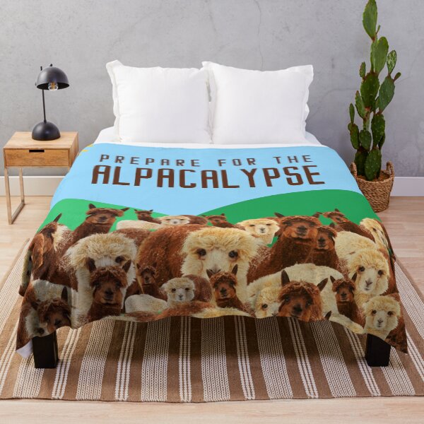 Item preview, Prepare for the alpacalypse - if you are an alpaca lover or just crazy about alpacas, this cute alpaca design is for you! designed and sold by meraviglioso.