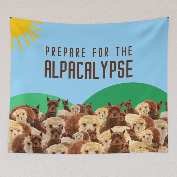 Item preview, Prepare for the alpacalypse - if you are an alpaca lover or just crazy about alpacas, this cute alpaca design is for you! designed and sold by meraviglioso.