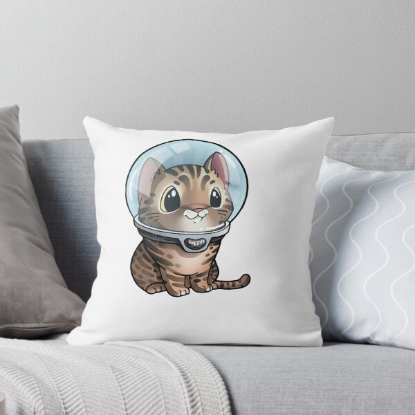 Item preview, Keep Calm Cute Astronaut Cat Illustration No Text designed and sold by DanielKiss02.