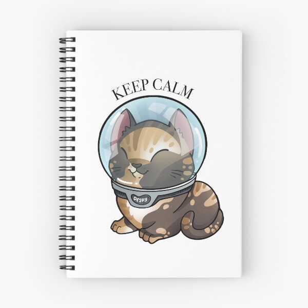 Item preview, Copy of Keep Calm Cute Astronaut Cat Illustration designed and sold by DanielKiss02.