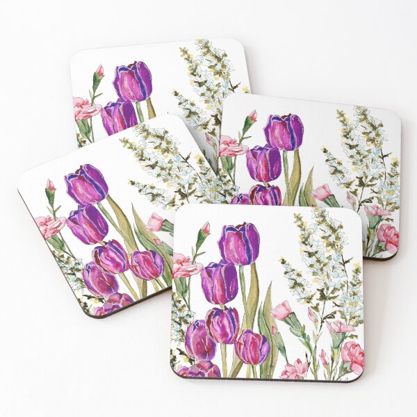 Item preview, Spring Blooms Watercolor designed and sold by carleeclarkeart.