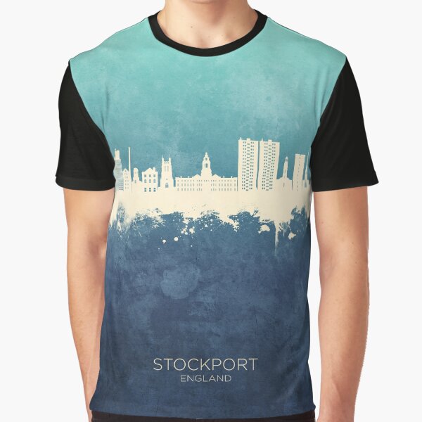Item preview, Stockport England Skyline designed and sold by ArtPrints.
