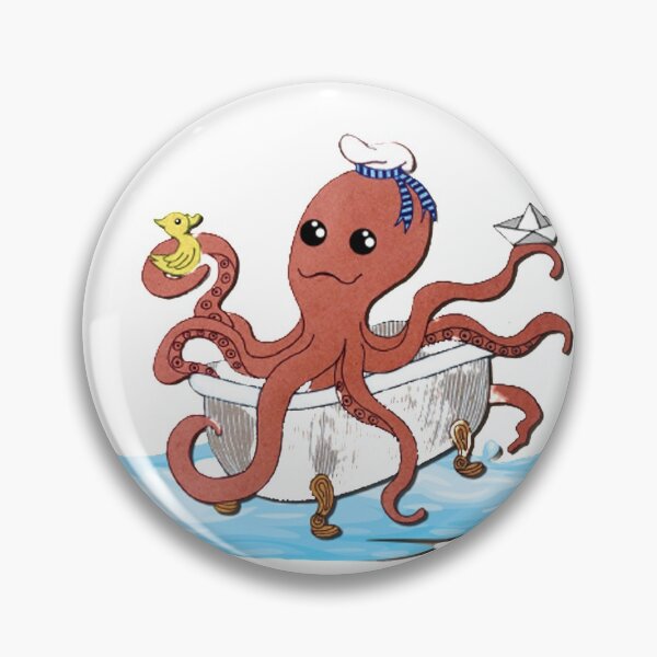 Item preview, Cartoon Octopus designed and sold by GoDesign1.
