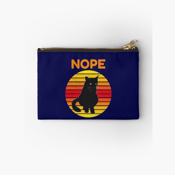 Item preview, Nope Cat Retro Style designed and sold by CatArtStore.