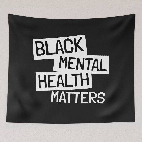 Item preview, Black Mental Health Matters designed and sold by Ayurveda Fun Store.