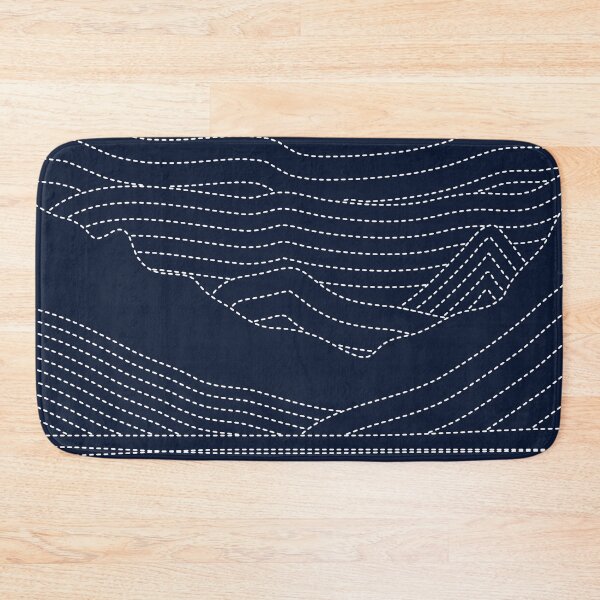 Item preview, Modern Abstract Blue Mountains designed and sold by D-Spot Shop.