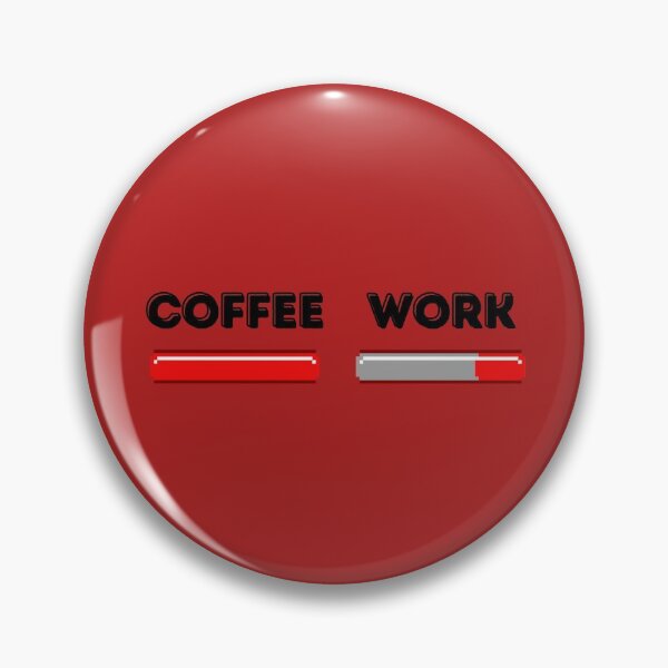 Item preview, Coffee vs Work - Addicted To Coffee designed and sold by SpaceArt1.