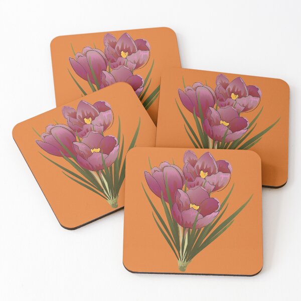 Item preview, Purple Crocuses designed and sold by Lizbizart.