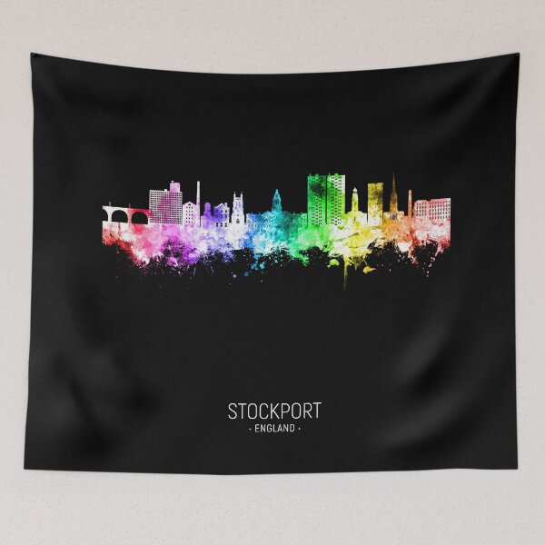 Item preview, Stockport England Skyline designed and sold by ArtPrints.