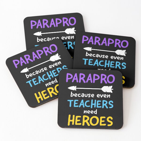 Item preview, Parapro Because Even Teachers Need Heroes Paraprofessional Gift designed and sold by Luna1Shop.