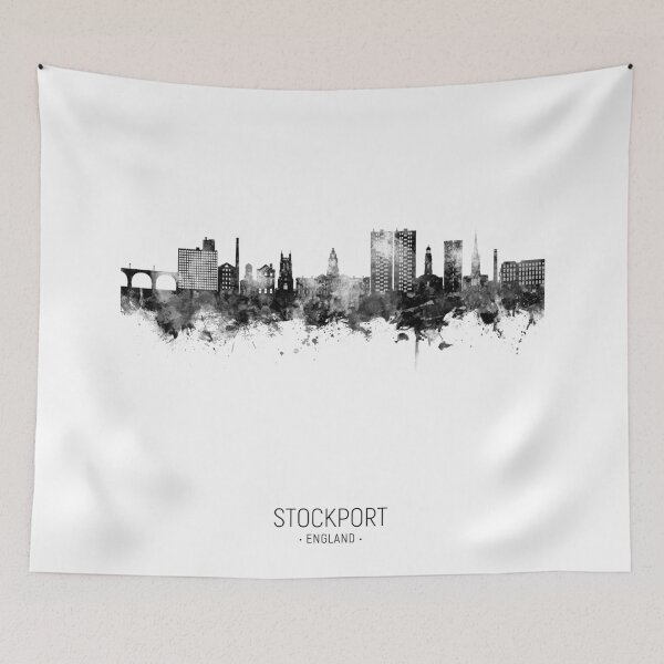 Item preview, Stockport England Skyline designed and sold by ArtPrints.