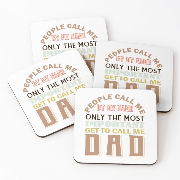 Item preview, Important People Call Me Dad  designed and sold by MimsTees.