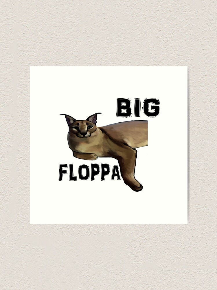 Láminas artísticas: Gato Floppa