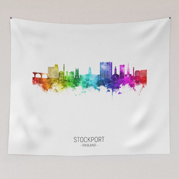 Item preview, Stockport England Skyline designed and sold by ArtPrints.