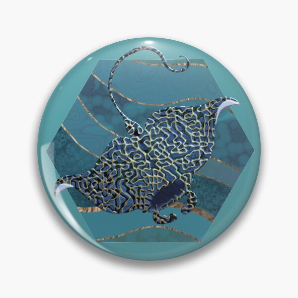 Item preview, GOLDEN STINGRAY ABSTRACT 370. designed and sold by sana90.