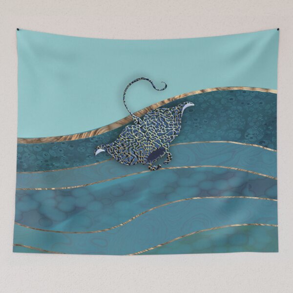 Item preview, GOLDEN STINGRAY ABSTRACT 370. designed and sold by sana90.