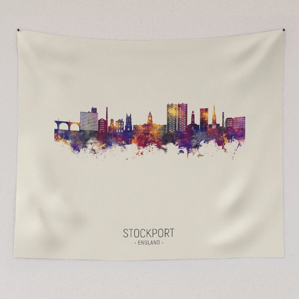Item preview, Stockport England Skyline designed and sold by ArtPrints.