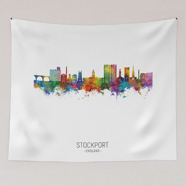 Item preview, Stockport England Skyline designed and sold by ArtPrints.