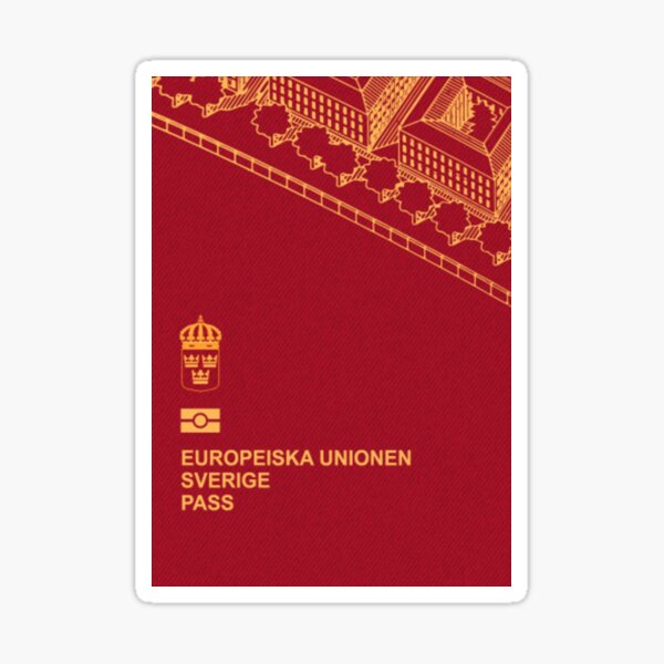Item preview, Sweden passport designed and sold by Travellerz.