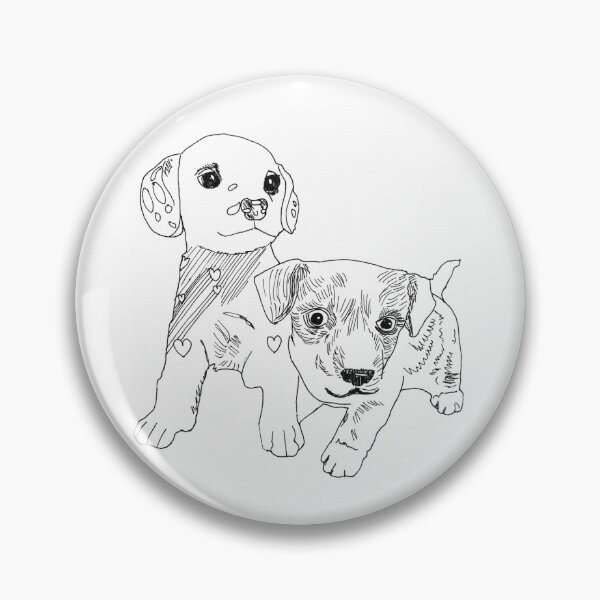 Item preview, Colour Me In Puppies designed and sold by ClosLineDesigns.