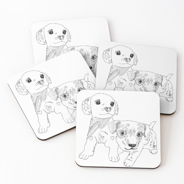 Item preview, Colour Me In Puppies designed and sold by ClosLineDesigns.