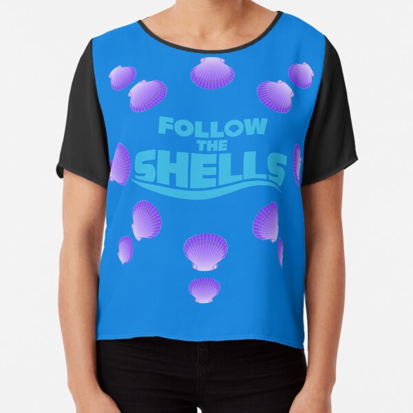 Follow the Shells – Purple are my favourite! Chiffon Top