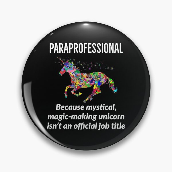 Item preview, Paraprofessional Unicorn Funny designed and sold by Luna1Shop.