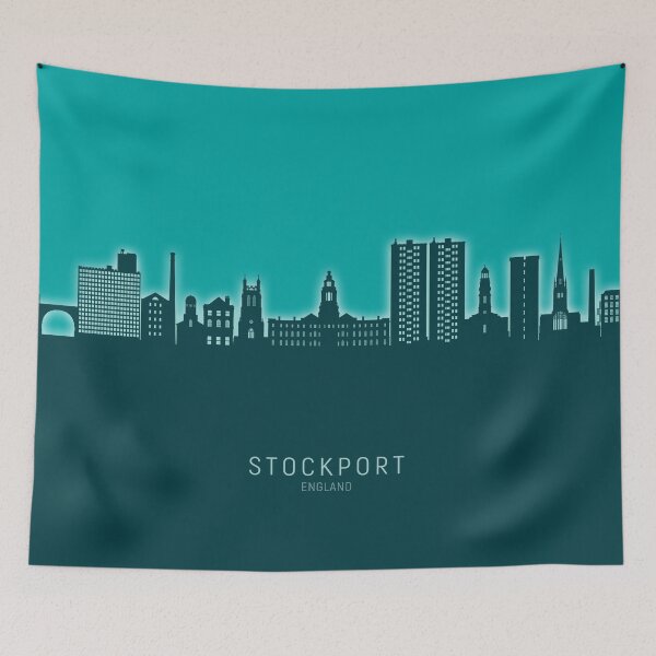 Item preview, Stockport England Skyline designed and sold by ArtPrints.