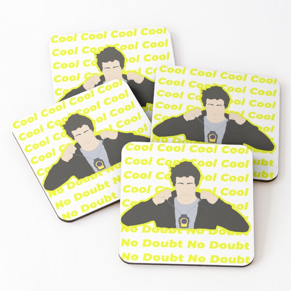Item preview, Brooklyn Nine Nine Jake Peralta Cool Cool Cool No Doubt No Doubt brooklyn 99 sticker brooklyn 99 t shirt brooklyn 99 jake brooklyn nine nine pack  designed and sold by Daniel Harrison.