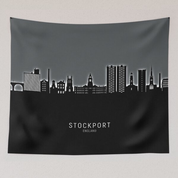 Item preview, Stockport England Skyline designed and sold by ArtPrints.