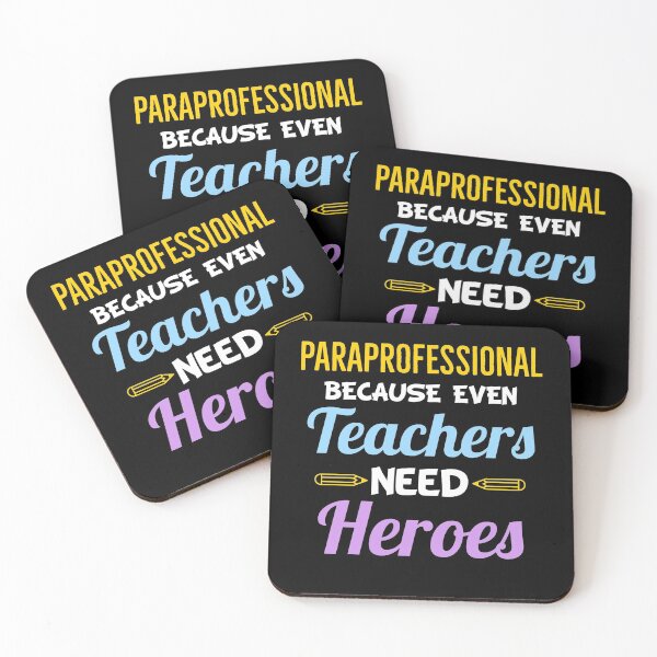 Item preview, Paraprofessional Because Even Teachers Need Heroes Para designed and sold by Luna1Shop.