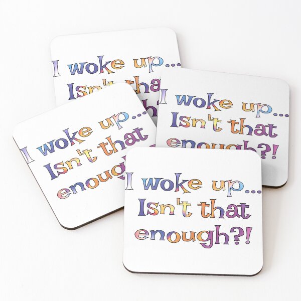 Item preview, I woke up.... designed and sold by TrashPandaUK.