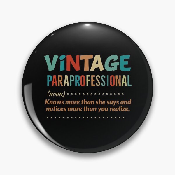 Item preview, Vintage Paraprofessional designed and sold by Luna1Shop.