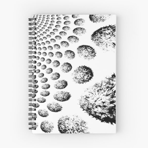 Item preview, Ball of Dandelion Fluff Seeds as the Basis of a Julia Style Fractal Pattern, Colours Inversed from the Original Monotone Version designed and sold by Geoff Treagus.