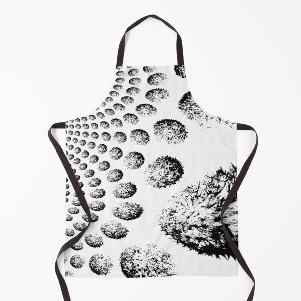 Item preview, Ball of Dandelion Fluff Seeds as the Basis of a Julia Style Fractal Pattern, Colours Inversed from the Original Monotone Version designed and sold by Geoff Treagus.